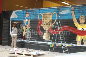 Wall painting for the cycling World Championships (644x)