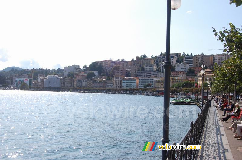 De stad en het meer van Lugano