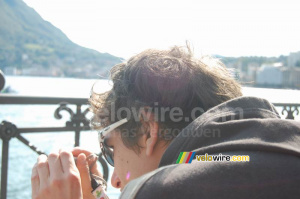 François-Xavier takes a picture in Lugano (701x)