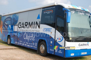 The Garmin Chipotle team bus (942x)