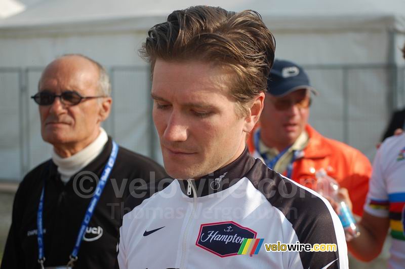 David Zabriskie (Garmin Chipotle / USA) - derde in de tijdrit en teleurgesteld