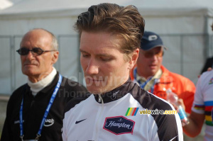 David Zabriskie (Garmin Chipotle / USA) - third in the time trial and disappointed (909x)