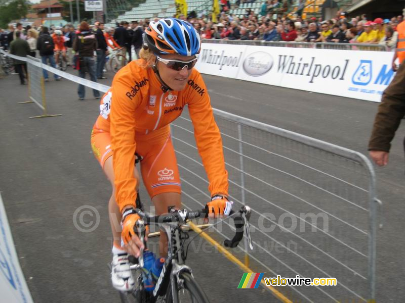 Chantal Beltman voor de start