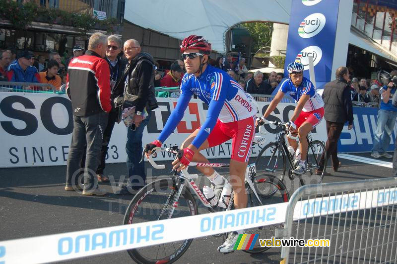 Amaël Moinard (Cofidis/FRA) & Sandy Casar (Française des Jeux/FRA)
