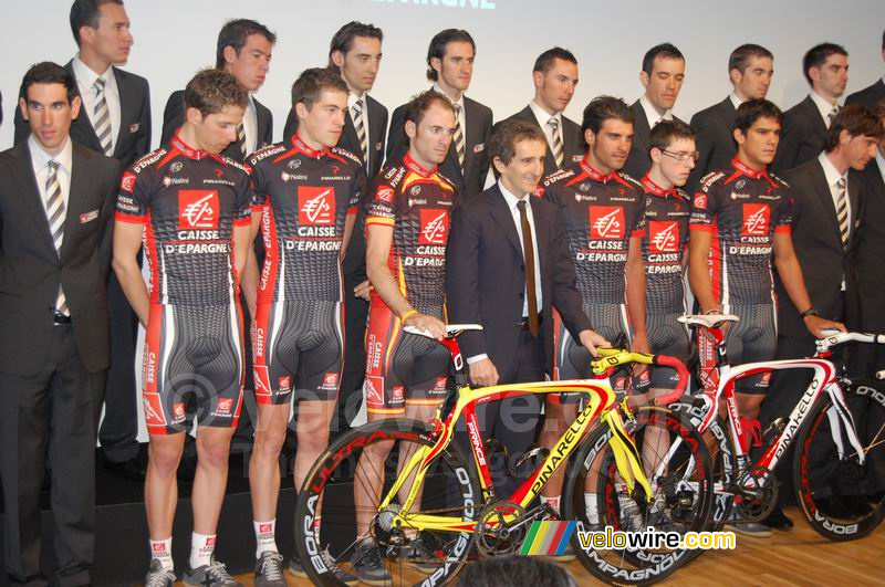 Rui Alberto Faria Da Costa, Arnold Jeannesson, Alejandro Valverde, Alain Prost, Oscar Pereiro, Angel Madrazo & Andrey Amador