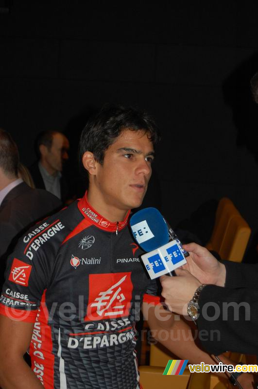 Andrey Amador in een interview met het Spaanse persbureau EFE