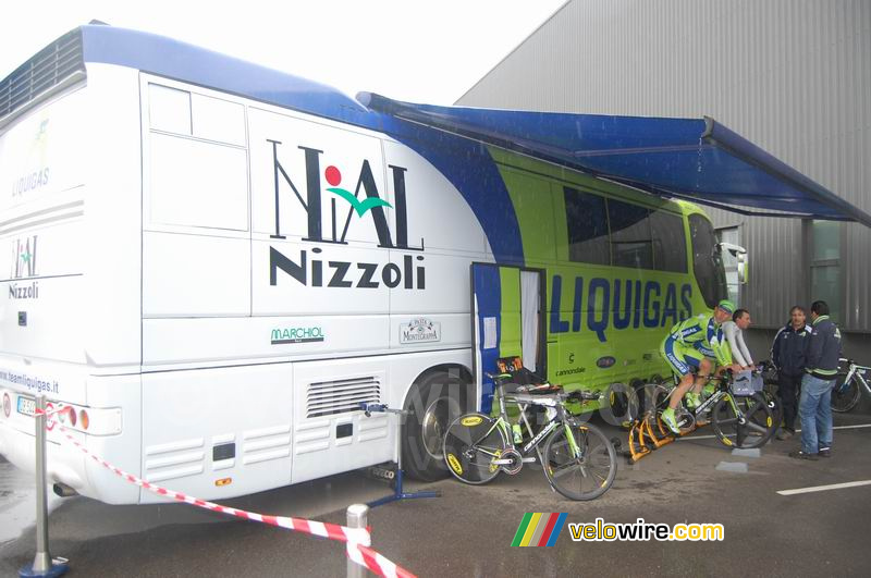 De nieuwe bus van Liquigas