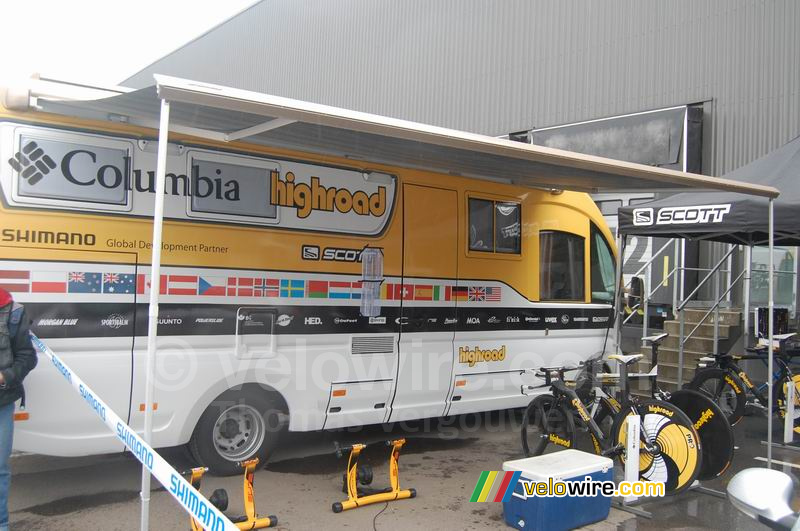 Het busje van Columbia Highroad