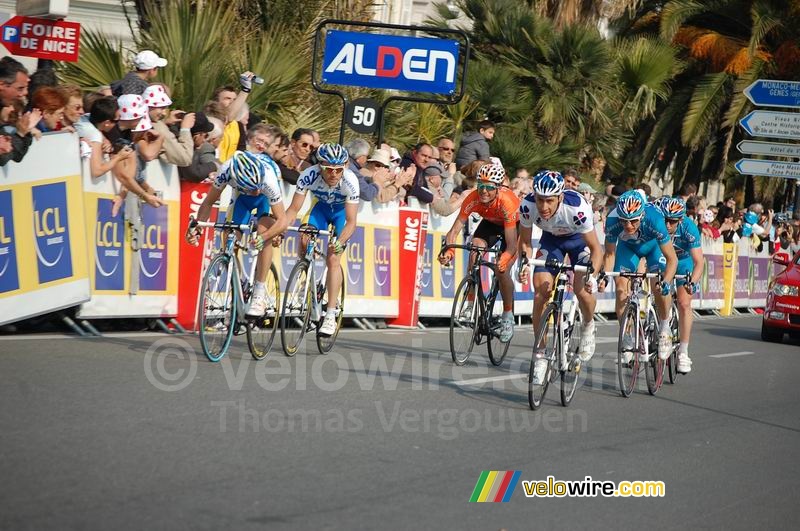 Hubert Dupont & Rinaldo Nocentini (AG2R La Mondiale), Gorka Verdugo (Euskaltel) & Mathieu Landagnous (Franaise des Jeux) (3)