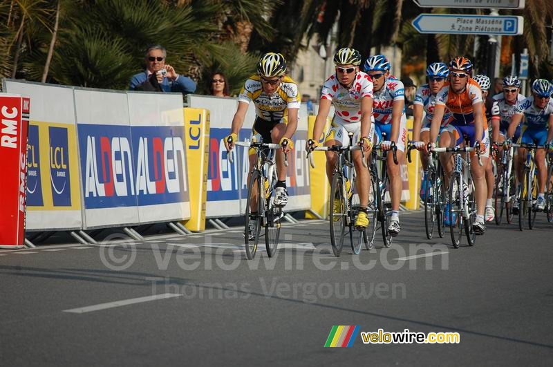 Marco Pinotti & Tony Martin (Columbia Highroad), Koen de Kort (Skil Shimano), Maarten Tjallingii (Rabobank), ...