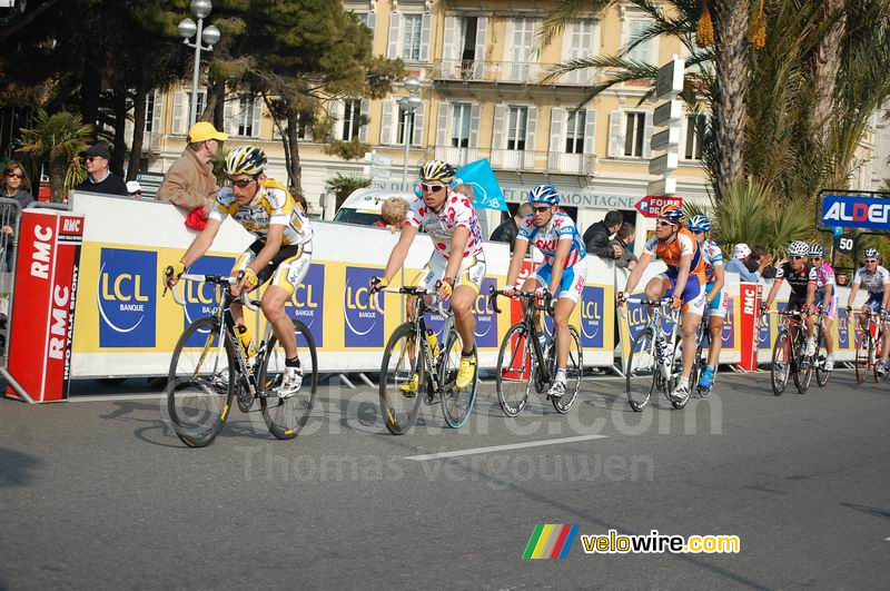 Marco Pinotti & Tony Martin (Columbia Highroad), Koen de Kort (Skil Shimano), Maarten Tjallingii (Rabobank), ... (2)