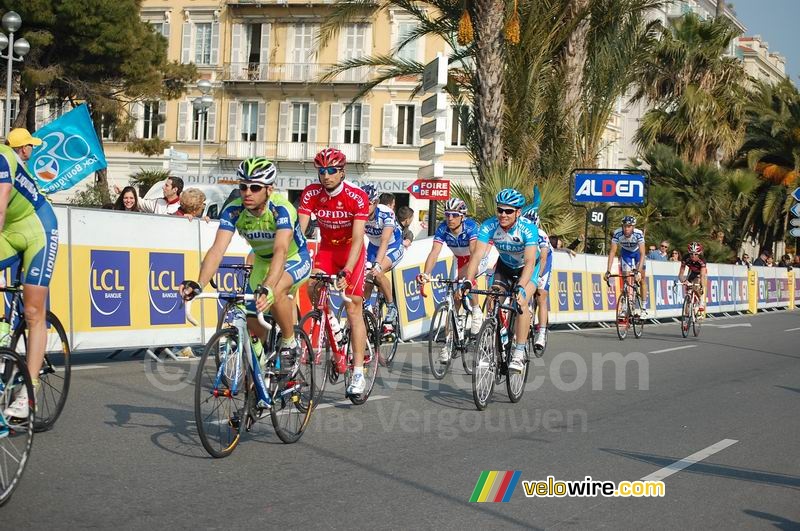 Murilo Fischer (Liquigas), David Moncoutié (Cofidis), Nicolas Vogondy (Agritubel), ...