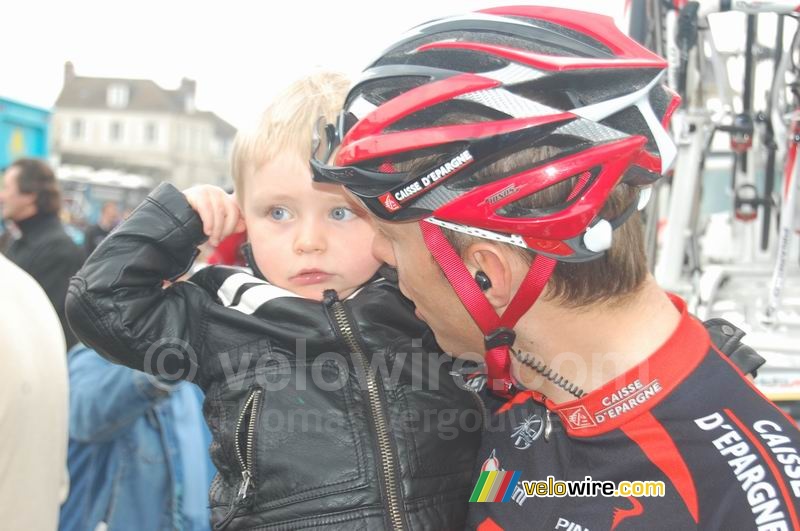 Arnaud Coyot (Caisse d'Epargne) and his son (2)