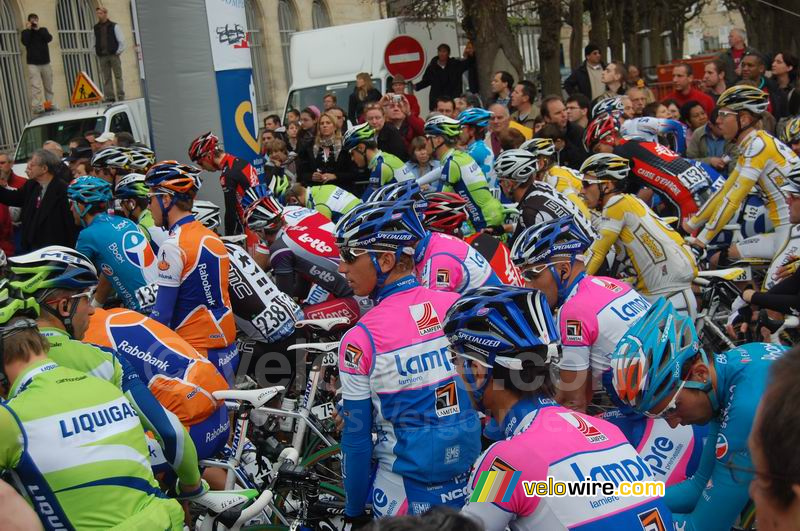 Voor het vertrek: Liquigas, Lampre & Columbia