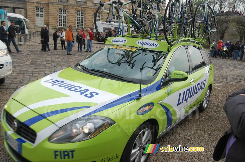 De auto van Liquigas