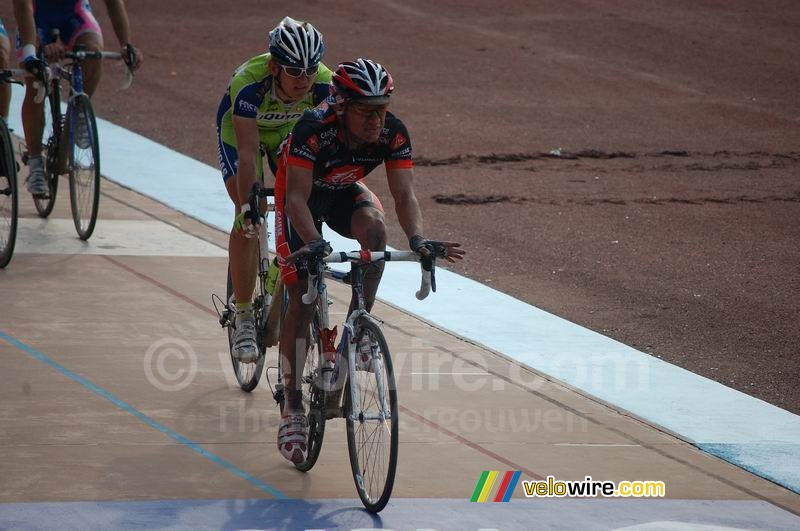 Marlon Perez (Caisse d'Epargne) & Maciej Bodnar (Liquigas)