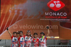 The Team Vittel at the team presentation in Monaco (631x)