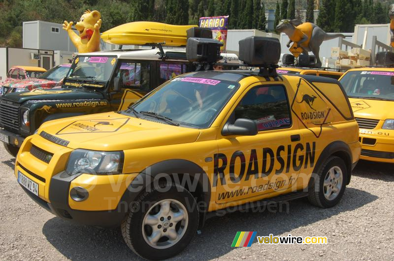 Reclamecaravaan: Roadsign