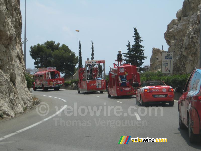 Reclamecaravaan: Vittel - onderweg naar Monaco (2)
