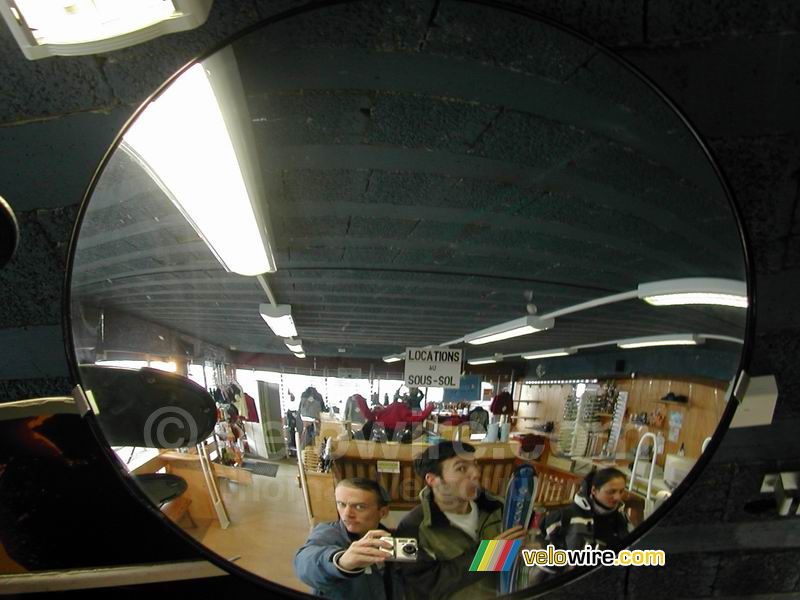 Florent, Bernard & Marie-Laure in de spiegel