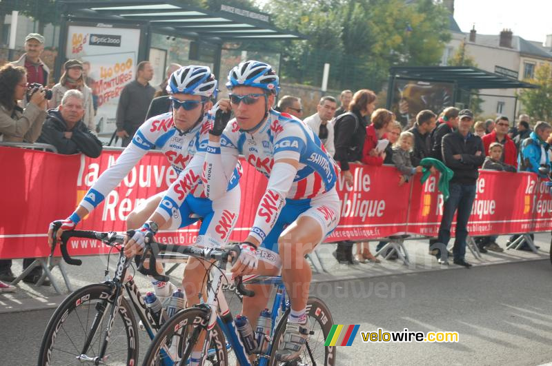 Thierry Hupond & Robert Wagner (Skil-Shimano)