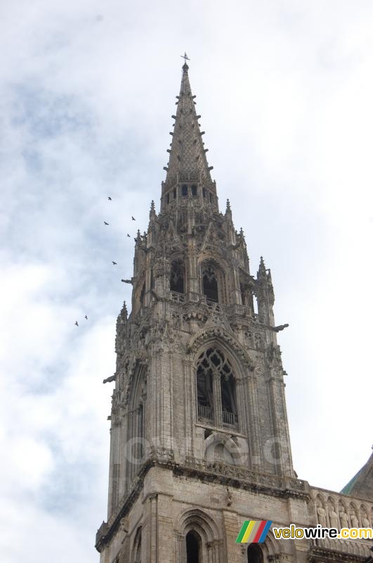 De toren van de kathedraal van Chartres