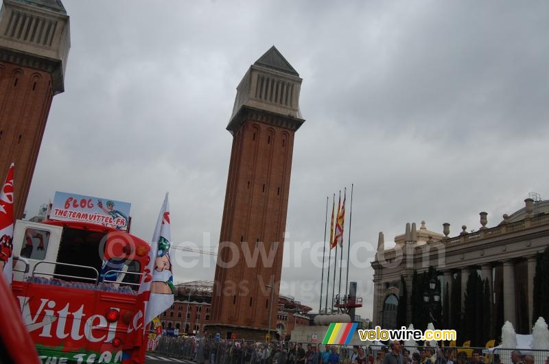 Het Plaza Espanya in Barcelona