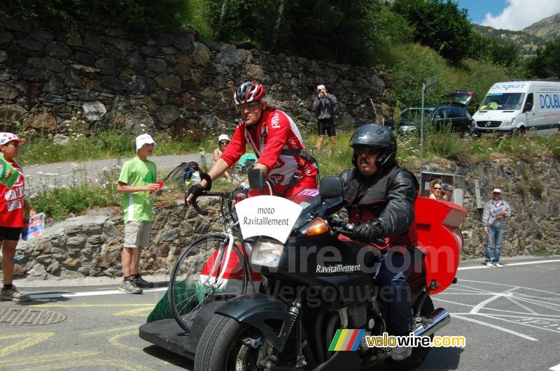 Rémy Ancelle & Philippe - moto ravitaillement