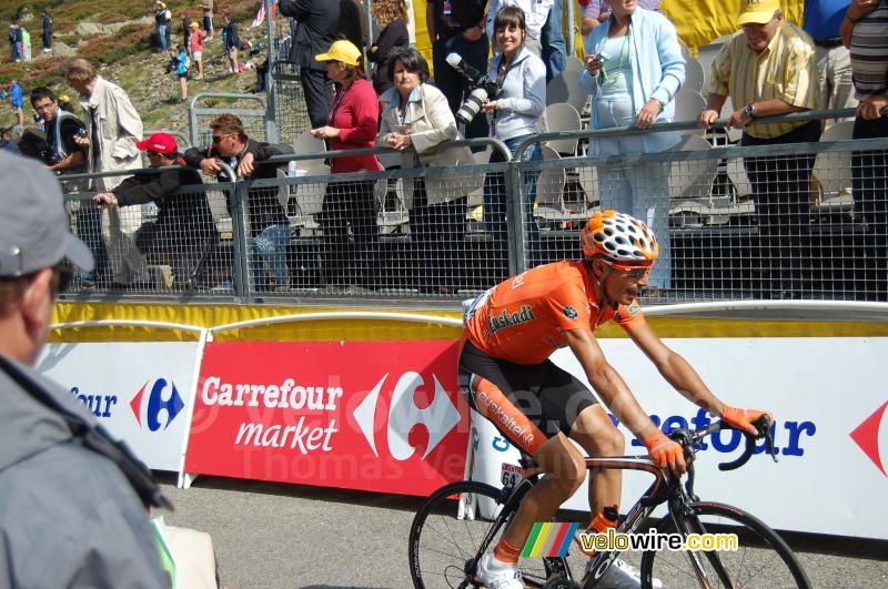 Egoi Martinez (Euskaltel Euskadi) finisht 5de in Arcalis