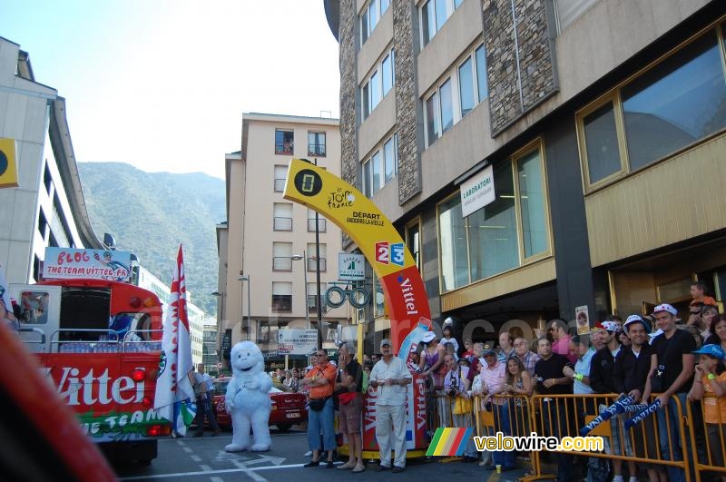 De startboog in Andorra la Vella