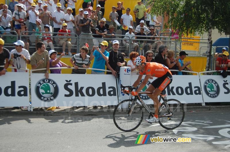 Mikel Astarloza (Euskaltel Euskadi) wordt 3de in Saint Girons