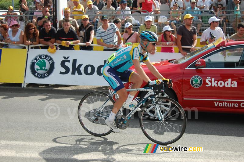 Levi Leipheimer (Astana) in Saint-Girons