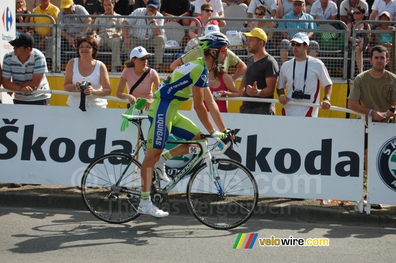 Fabio Sabatini (Liquigas) à Saint-Girons