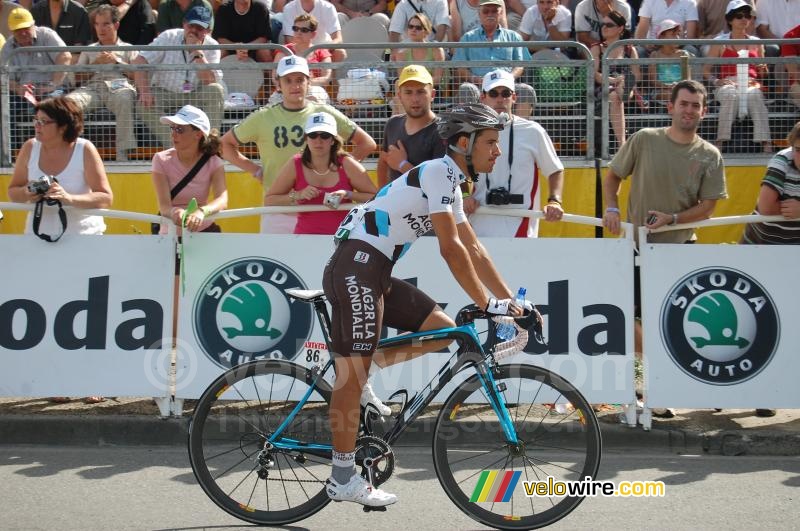 Lloyd Mondory (AG2R La Mondiale) à Saint-Girons