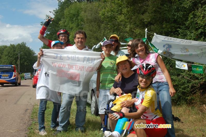 Fans van The Team Vittel