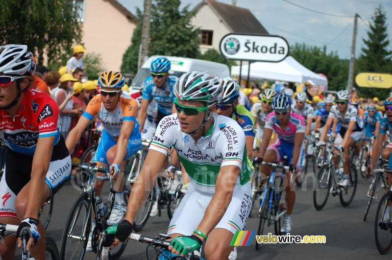 Nicolas Roche (AG2R La Mondiale) in Saint-Fargeau