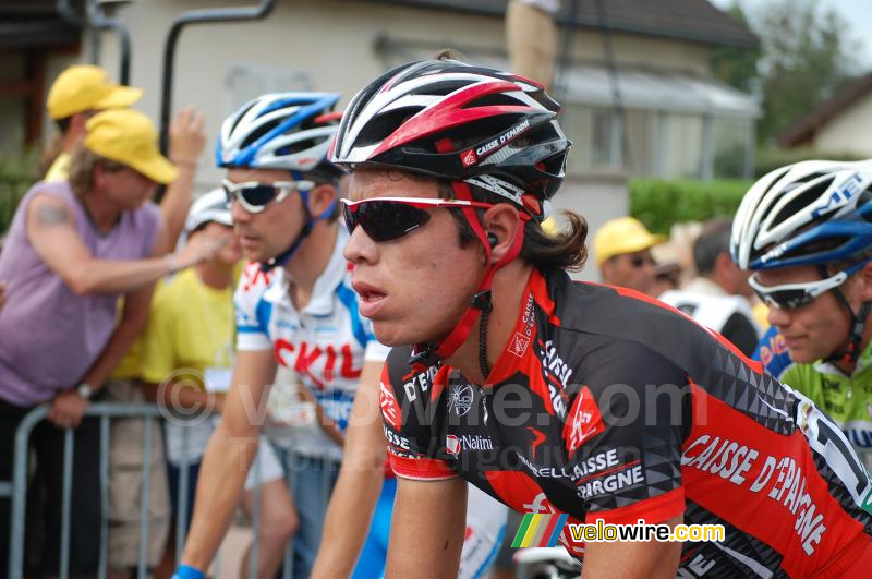 Rigoberto Uran (Caisse d'Epargne) in Saint-Fargeau