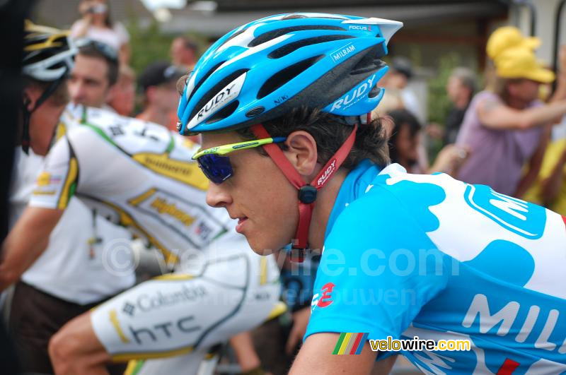 Niki Terpstra (Milram) in Saint-Fargeau
