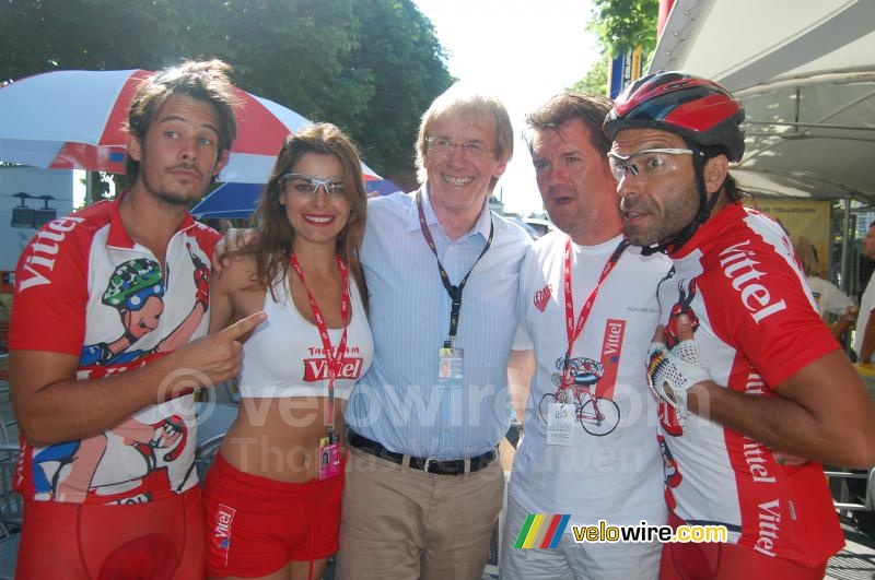 The Team Vittel met Daniel Mangeas