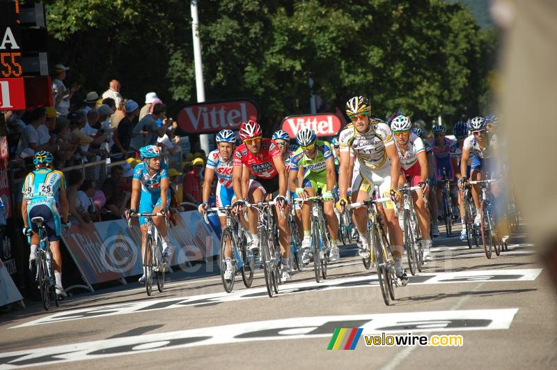 Fabian Cancellara (Saxo Bank) & Mark Renshaw (Columbia-HTC) in Vittel