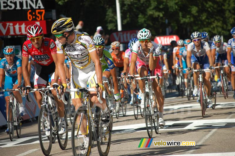 Fabian Cancellara (Saxo Bank) & Mark Renshaw (Columbia-HTC) in Vittel (2)
