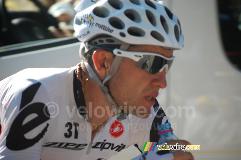 Carlos Sastre (Cervélo TestTeam) in Vittel