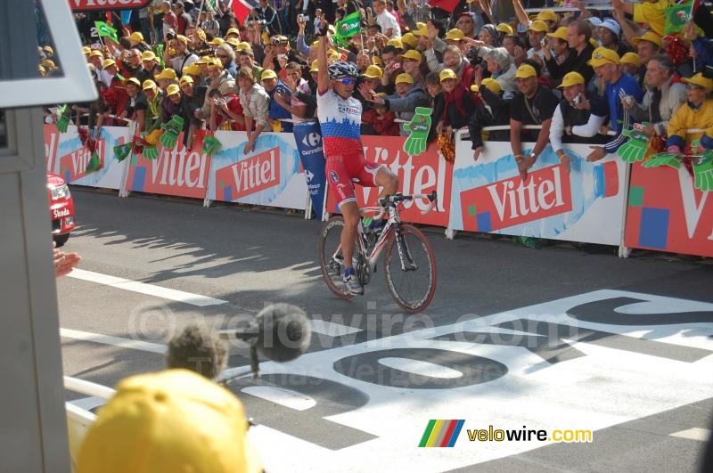 Serguei Ivanov (Team Katusha) wint in Besanon