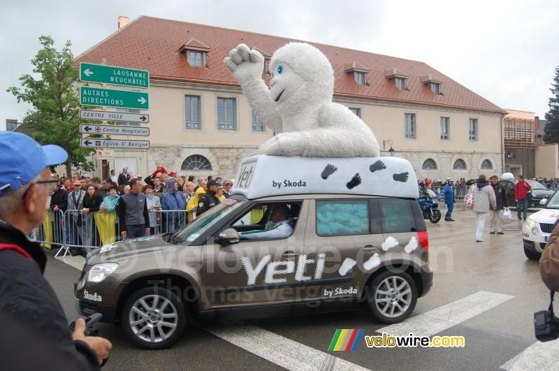Reclamecaravaan: de Yeti van Skoda