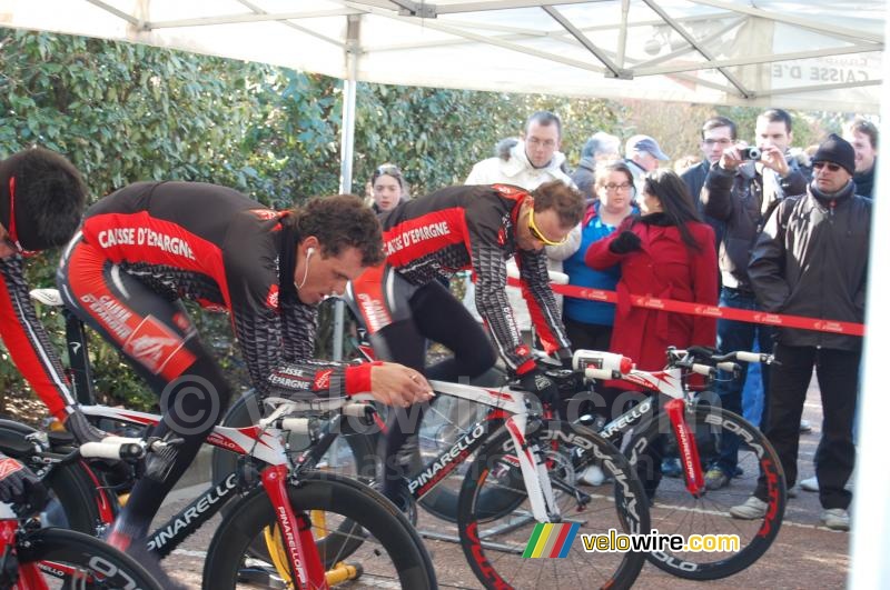 Luis Léon Sanchez & Alejandro Valverde (Caisse d'Epargne)