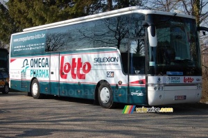 The Omega Pharma-Lotto bus (877x)