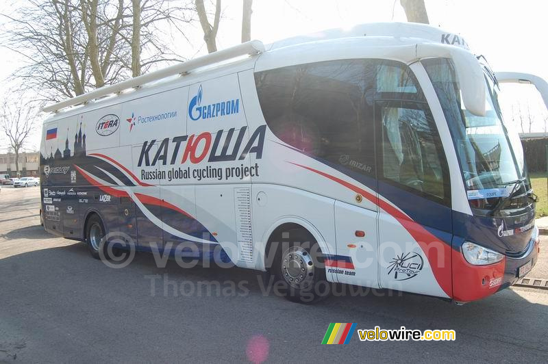 De bus van Katusha