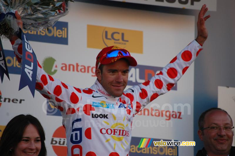 Amaël Moinard (Cofidis) in de bolletjestrui