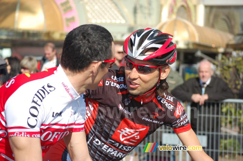 Mathieu Perget (Caisse d'Epargne) & Stéphane Augé (Cofidis)