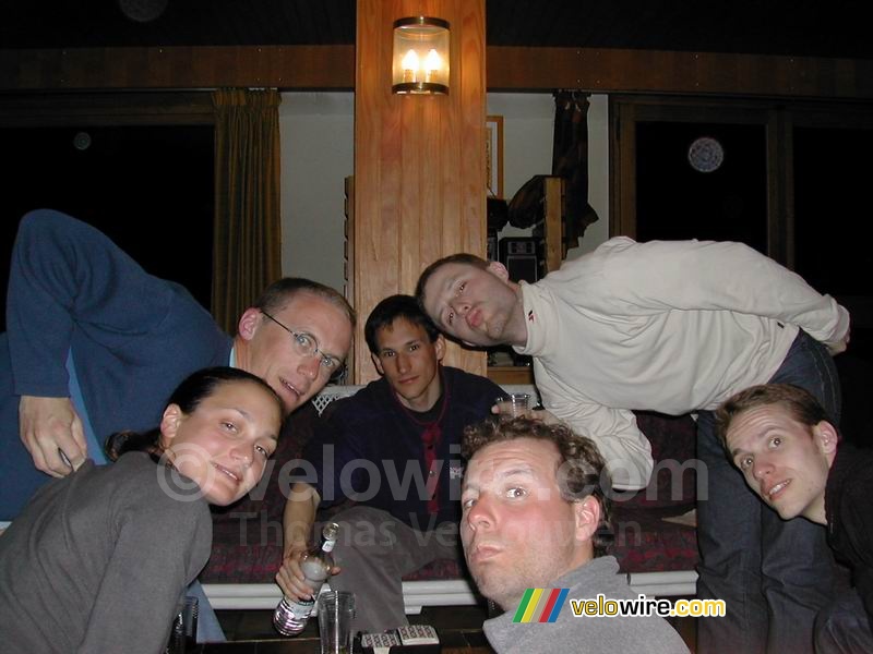 Marie-Laure, Florent, Sébastien, Olivier, Thomas & Michoux